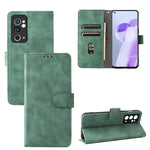 Custodia per cellulare in pelle tinta unita con pelle in tinta unita con fibbia magnetica, For OnePlus 9RT 5G
