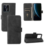 Custodia per cellulare in pelle tinta unita con pelle in tinta unita con fibbia magnetica, For Samsung Galaxy S22+ 5G, For Huawei nova 9, For Samsung Galaxy S22 Ultra 5G, For ZTE Blade V30