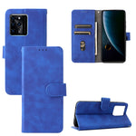 Custodia per cellulare in pelle tinta unita con pelle in tinta unita con fibbia magnetica, For Samsung Galaxy S22+ 5G, For Huawei nova 9, For Samsung Galaxy S22 Ultra 5G, For ZTE Blade V30