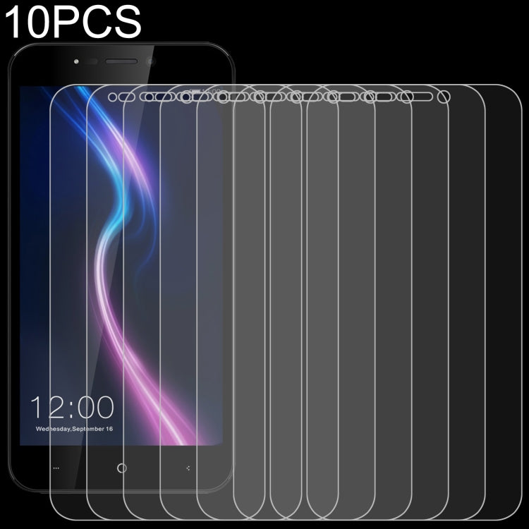 10 pellicole in vetro temperato da 0,26 mm 9H 2,5D, For BQ Aquaris E4.5 (10 PCS), For Infinix Hot 7 (10 PCS), For Leagoo M11 (10 PCS), For Infinix Hot 8 Lite (10 PCS), For Leagoo M12 (10 PCS), For Infinix Itel A44 (10 PCS), For Meizu 16s Pro (10 PCS)  ...