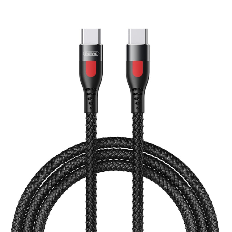 REMAX RC-195 Lesu Series PD 65W USB-C / Type-C a USB-C / Type-C Cavo dati a ricarica rapida, lunghezza cavo: 1 m