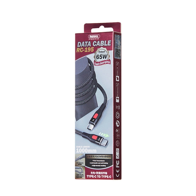 Cavo USB-C a USB-C 65W ricarica rapida 1 metro