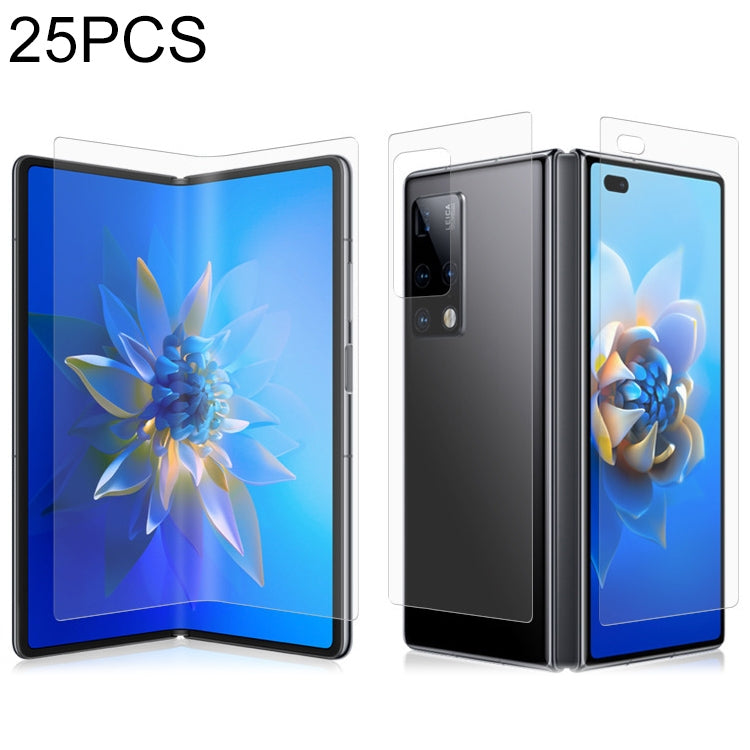 25 PCS Full Screen Protector Pellicola idrogel antideflagrante, For Samsung Galaxy Fold 5G(Main Screen) (25 PCS), For Samsung Galaxy Z Fold2 5G(Main Screen) (25 PCS), For Huawei Mate X(Inner + Rear Film) (25 PCS)                                        ...