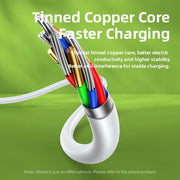 REMAX RC-198C-C Chaining II Series PD 65W Cavo dati da USB-C/tipo-C a USB-C/tipo-C per ricarica rapida, lunghezza cavo: 1 m, RC-198C-C