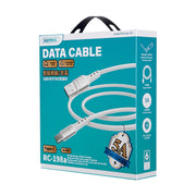 REMAX RC-198C-C Chaining II Series PD 65W Cavo dati da USB-C/tipo-C a USB-C/tipo-C per ricarica rapida, lunghezza cavo: 1 m, RC-198C-C