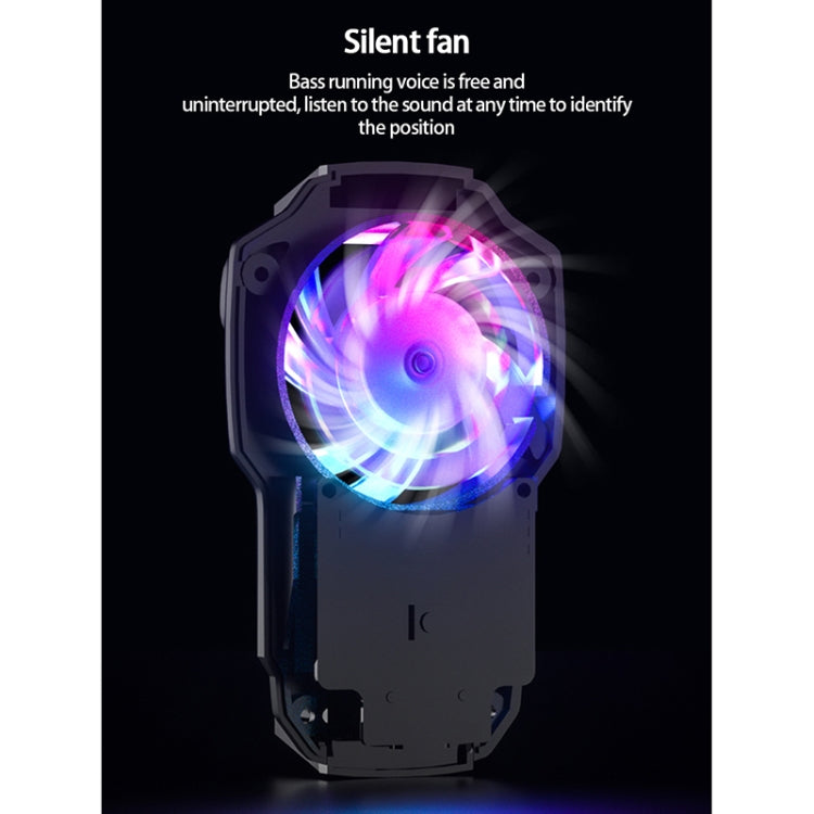 MeMo FL05 Radiatore a ventola per smartphone con luci colorate