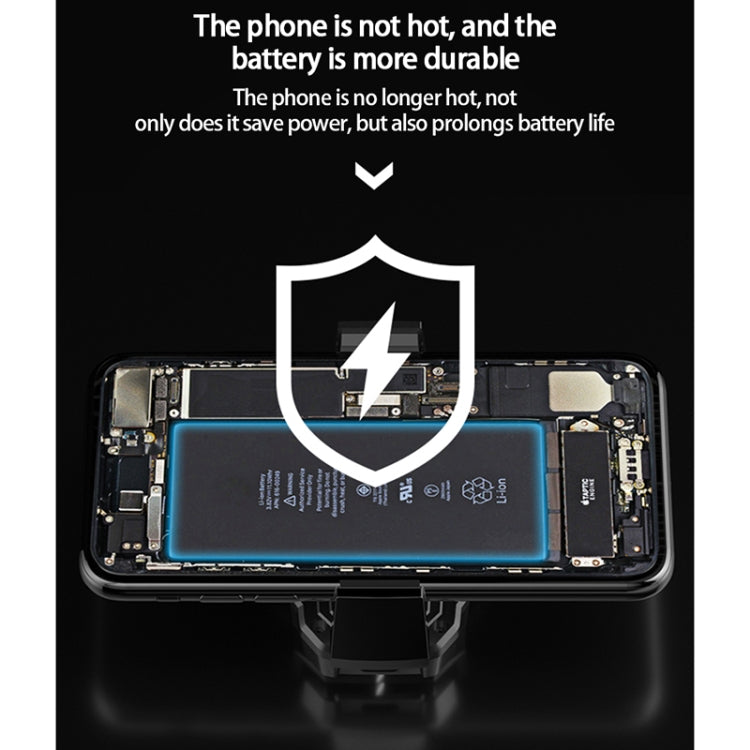 MeMo FL05 Radiatore per telefono cellulare a ventola con luci colorate, FL05