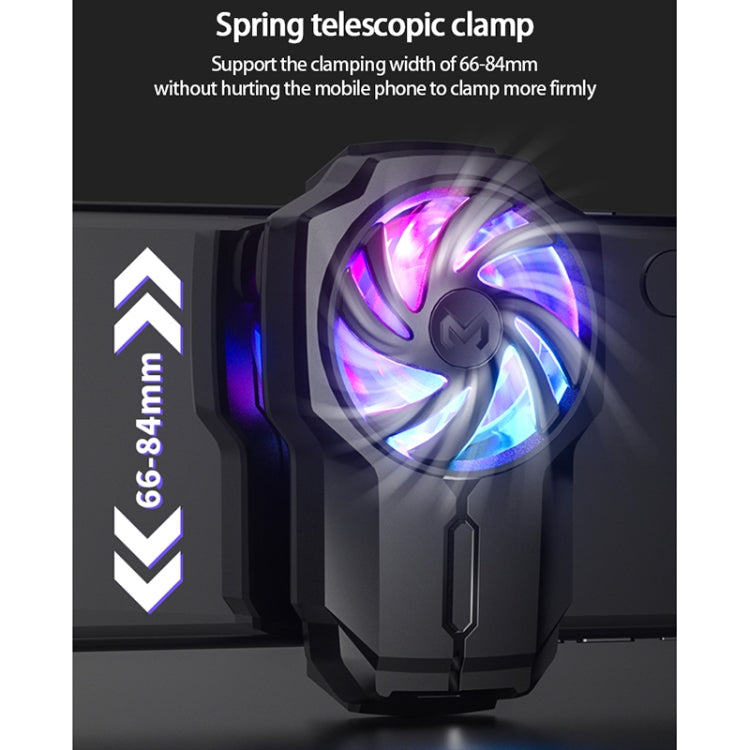MeMo FL05 Radiatore a ventola per smartphone con luci colorate