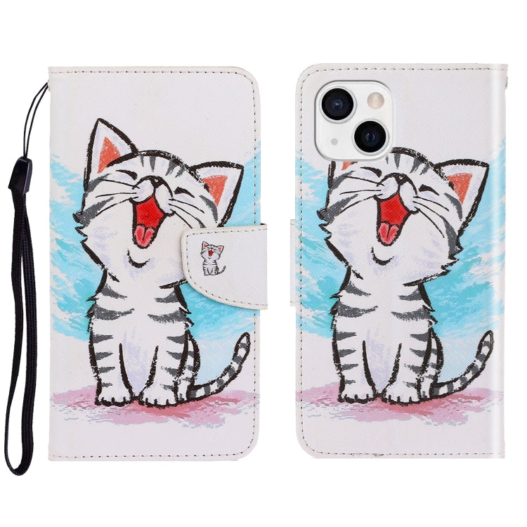 Custodia portafoglio in pelle per iPhone 13 mini