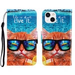 Custodia portafoglio in pelle per iPhone 13 mini