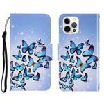 Custodia portafoglio in pelle con supporto per iPhone 13 Pro
