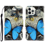 Custodia portafoglio in pelle con supporto per iPhone 13 Pro