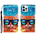 Custodia portafoglio in pelle con supporto per iPhone 13 Pro Max