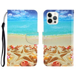 Custodia portafoglio in pelle con supporto per iPhone 13 Pro Max
