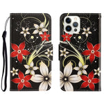 Custodia portafoglio in pelle con supporto per iPhone 13 Pro Max