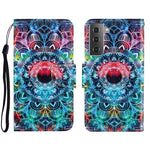 Custodia portafoglio in pelle per Samsung Galaxy S22 5G
