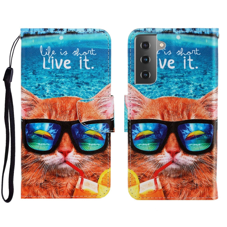 Custodia portafoglio in pelle per Samsung Galaxy S22+ 5G