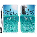 Custodia portafoglio in pelle per Samsung Galaxy S22+ 5G