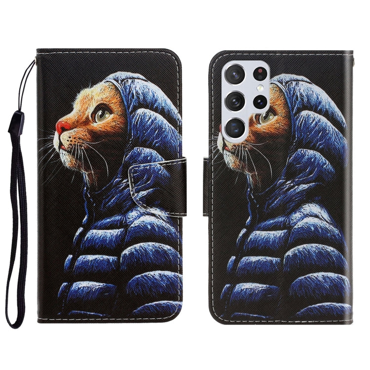 Custodia portafoglio in pelle per Samsung Galaxy S22 Ultra 5G