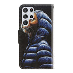Custodia portafoglio in pelle per Samsung Galaxy S22 Ultra 5G