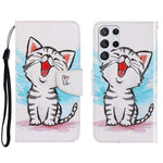 Custodia portafoglio in pelle per Samsung Galaxy S22 Ultra 5G