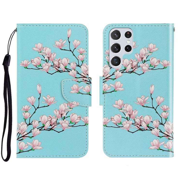 Custodia portafoglio in pelle per Samsung Galaxy S22 Ultra 5G