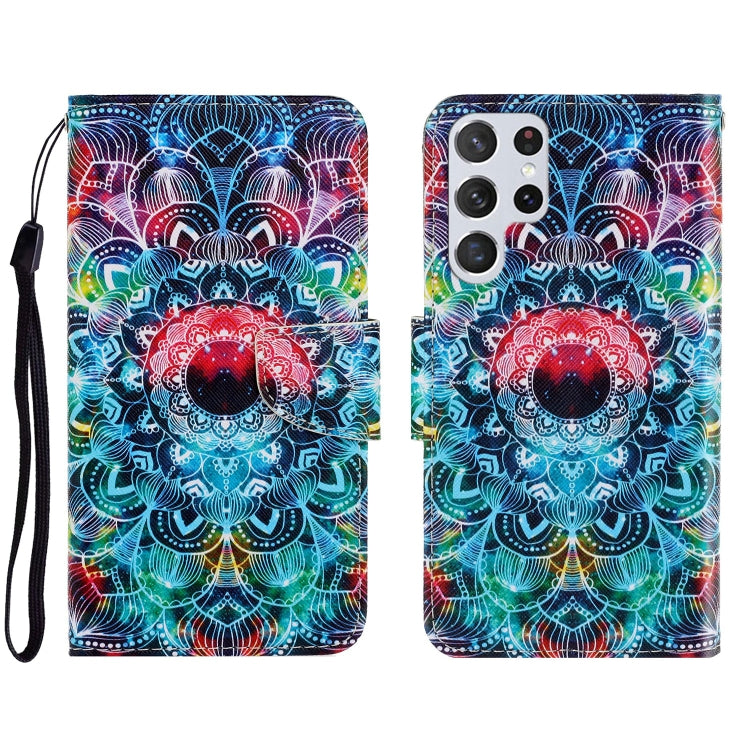 Custodia portafoglio in pelle per Samsung Galaxy S22 Ultra 5G
