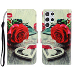 Custodia portafoglio in pelle per Samsung Galaxy S22 Ultra 5G