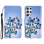 Custodia portafoglio in pelle per Samsung Galaxy S22 Ultra 5G