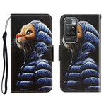 Custodia portafoglio in pelle con slot carte per Xiaomi Redmi 10