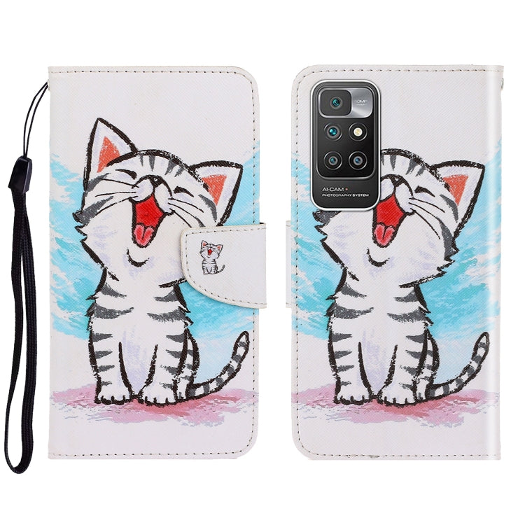 Custodia portafoglio in pelle con slot carte per Xiaomi Redmi 10