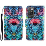 Custodia portafoglio in pelle con slot carte per Xiaomi Redmi 10
