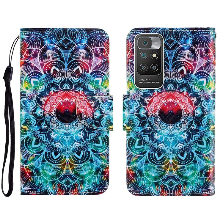 Custodia portafoglio in pelle con slot carte per Xiaomi Redmi 10
