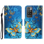 Custodia portafoglio in pelle con slot carte per Xiaomi Redmi 10