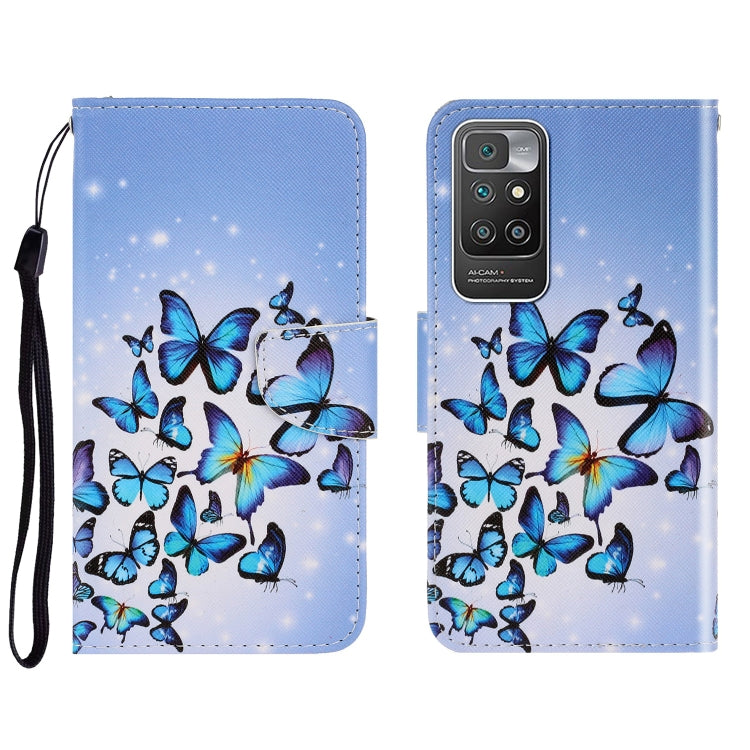 Custodia portafoglio in pelle con slot carte per Xiaomi Redmi 10