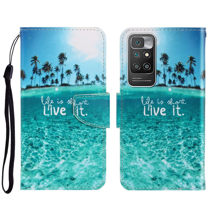 Custodia portafoglio in pelle con slot carte per Xiaomi Redmi 10