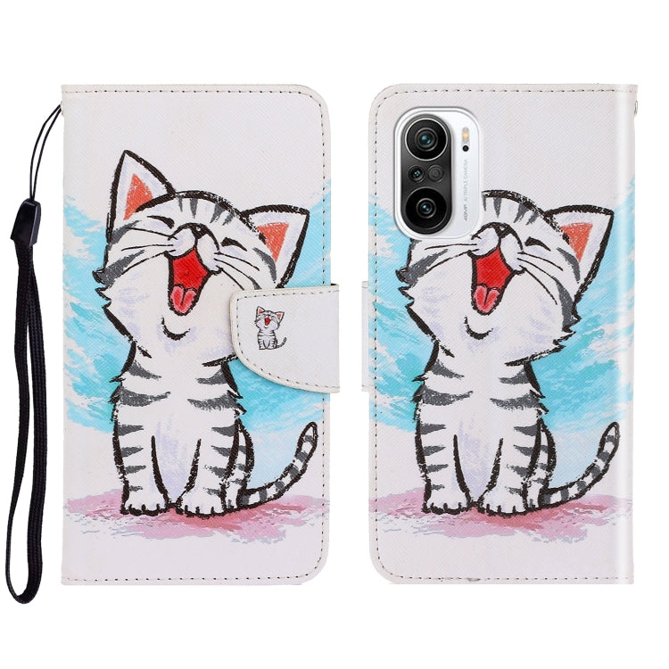 Custodia portafoglio in pelle per Xiaomi Redmi K40