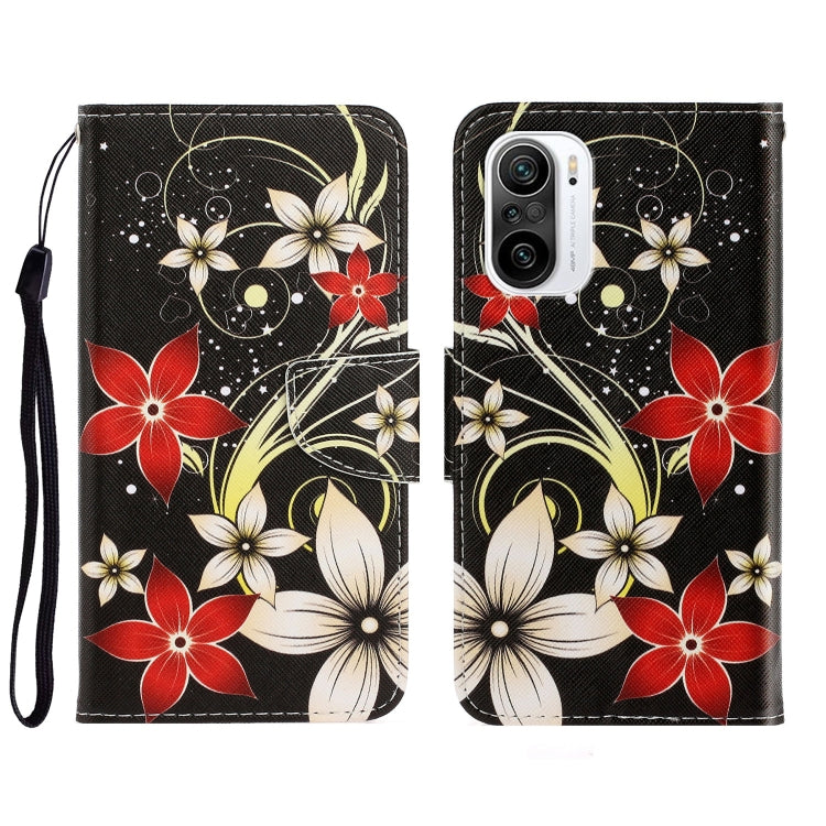Custodia portafoglio in pelle per Xiaomi Redmi K40