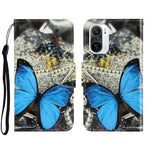 Custodia portafoglio in pelle per Xiaomi Redmi K40