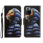 Custodia per cellulare in pelle a vibrazione orizzontale con disegno colorato 3D, For Xiaomi Redmi Note 10 Pro 5G