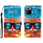 Custodia portafoglio in pelle per Xiaomi Redmi Note 10 Pro 5G