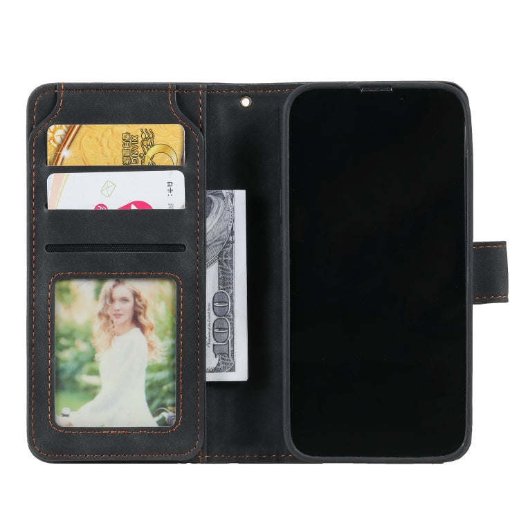 Custodia portafoglio in pelle per iPhone 13 con slot carte
