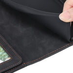 Custodia portafoglio in pelle per iPhone 13 con slot carte