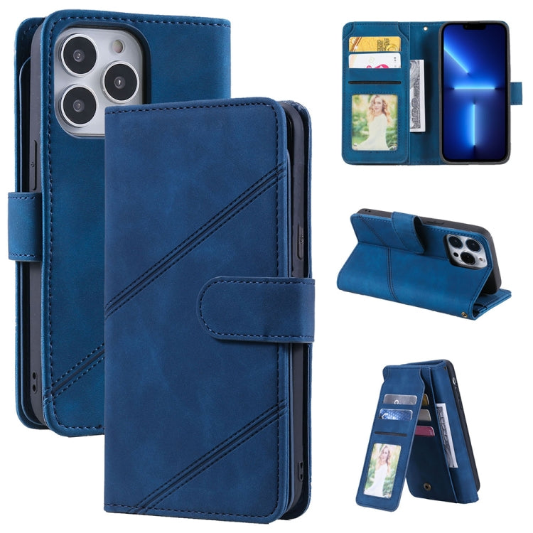 Custodia portafoglio in pelle per iPhone 13 con slot carte
