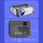 Proiettore digitale LED HD 1920x1080P 200 ANSI T7 portatile