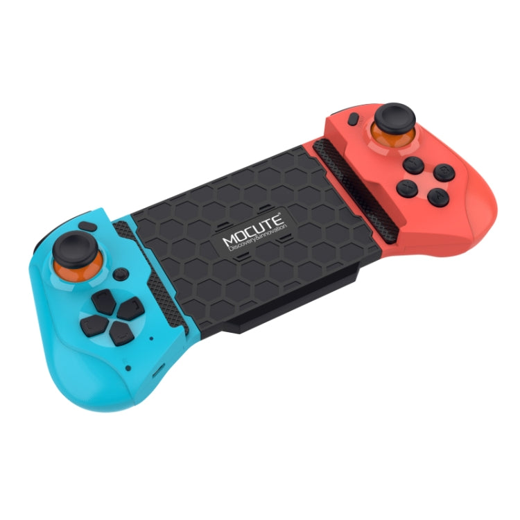 MOCUTE 060 Stretch Dual Joystick Bluetooth Gamepad per Android e iOS, Red+Blue