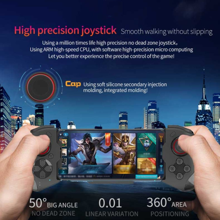 MOCUTE 060 Stretch Dual Joystick Bluetooth Gamepad per Android e iOS, Red+Blue