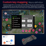 MOCUTE 060 Stretch Dual Joystick Bluetooth Gamepad per Android e iOS, Red+Blue