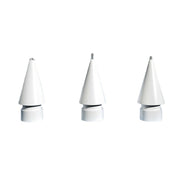 Punta dell'ago dello stilo da 2 pezzi per Apple Pencil 1/2, 2.0 Modified Round Pen Tip, 3.0 Extended Modified Pen Tip, 3.5 Standard Modified Pen Tip
