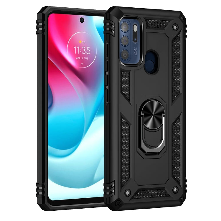 Custodia per telefono antiurto in TPU + PC con supporto girevole a 360 gradi, For Motorola Moto G60s, For Xiaomi Redmi 10